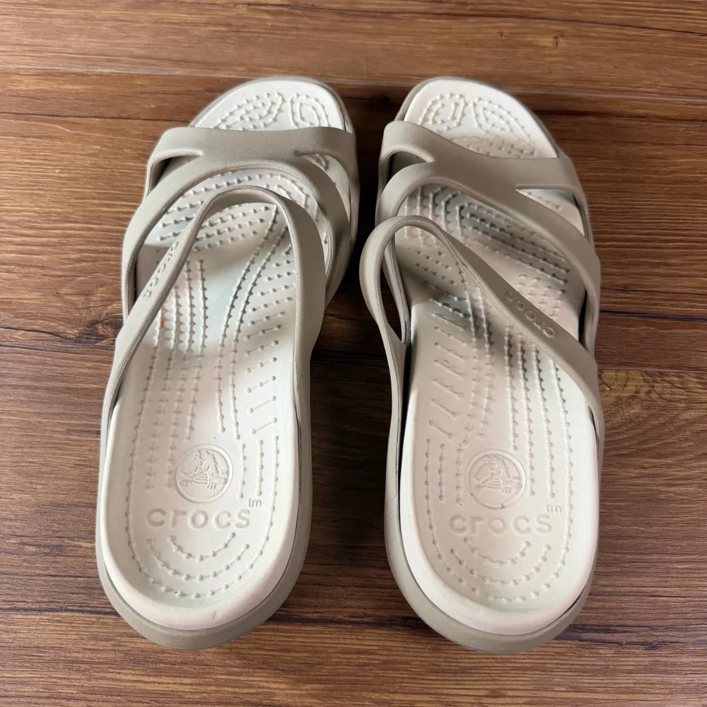 Crocs‎ Meleen Twist Slides Sandals Women’s Size 7 Shoes